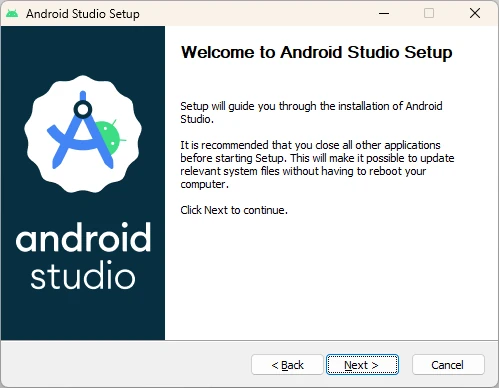 Instalacja środowiska Android Studio