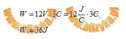wykonana przez siły elektryczne wynosi 36 J