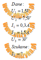 Zwiększenie  napięcia na oporniku z 1,5V do 7,5V