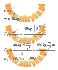 Dla v = 3 m/s