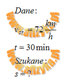 średniej szybkości
