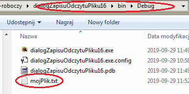 zapis do pliku tekstowego visual studio c#