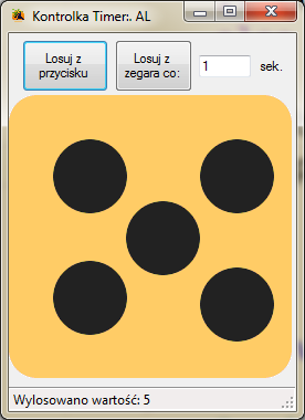 kontrolka Timer Visual Studio C#