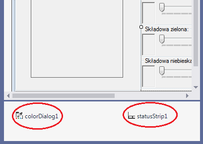 kontrolki niewizualne visual studio c#
