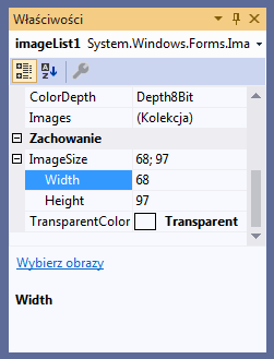 rozmiar imageList