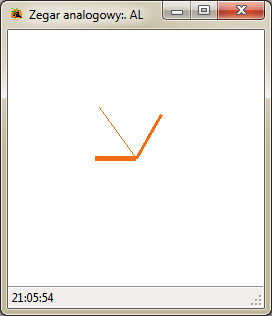 jak napisać zegar analogowy kod programu visual studio c#