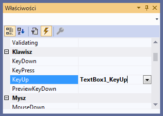 visual studio key_press