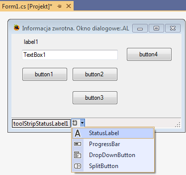 komponenty ToolStripStatusLabel