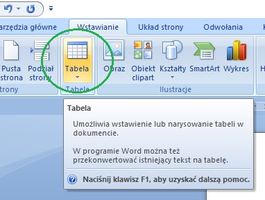 Konwersja tekstu na tabelę