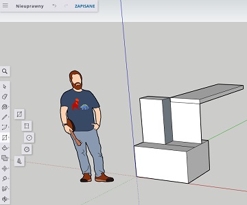 zapoznaj się z podstawowymi narzędziami programu SketchUp