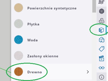 dołączone do programu materiały sketchup