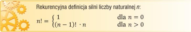 Algorytm obliczania silni. Klasa 3