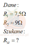 Obliczamy opór zastępczy żarówek