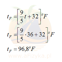 temperatura ze skali celsjusza na skale fahrenheita