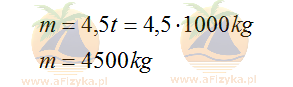 4,5t w kg
