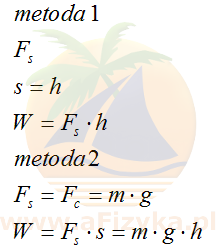 Druga metoda dla tego przypadku, to ważymy plecak