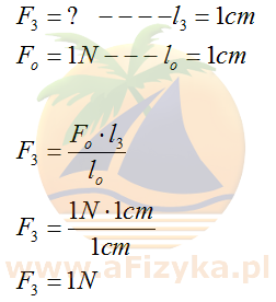 Obliczamy wartość wektora F3