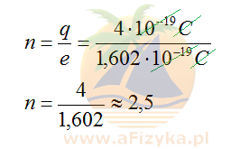 ile sztuk ładunków elementarnych