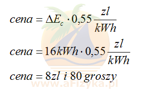 jaką zapłacimy za zużytą energię elektryczną