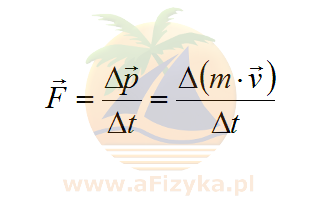 druga zasada dynamiki newtona postać uogólniona