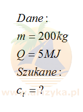 całkowicie stopić bez zmiany temperatury 200kg