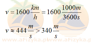 porównamy z szybkością dźwięku