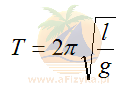 Wzór na okres drgań wahadła wyrażony przez długość wahadła