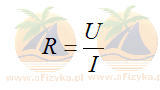 Wzór na opór elektryczny odcinak obwodu