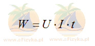 Wzór na pracę prądu elektrycznego