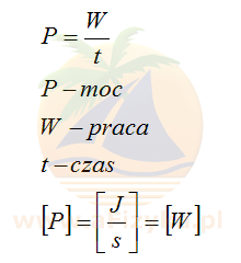 wzór na moc